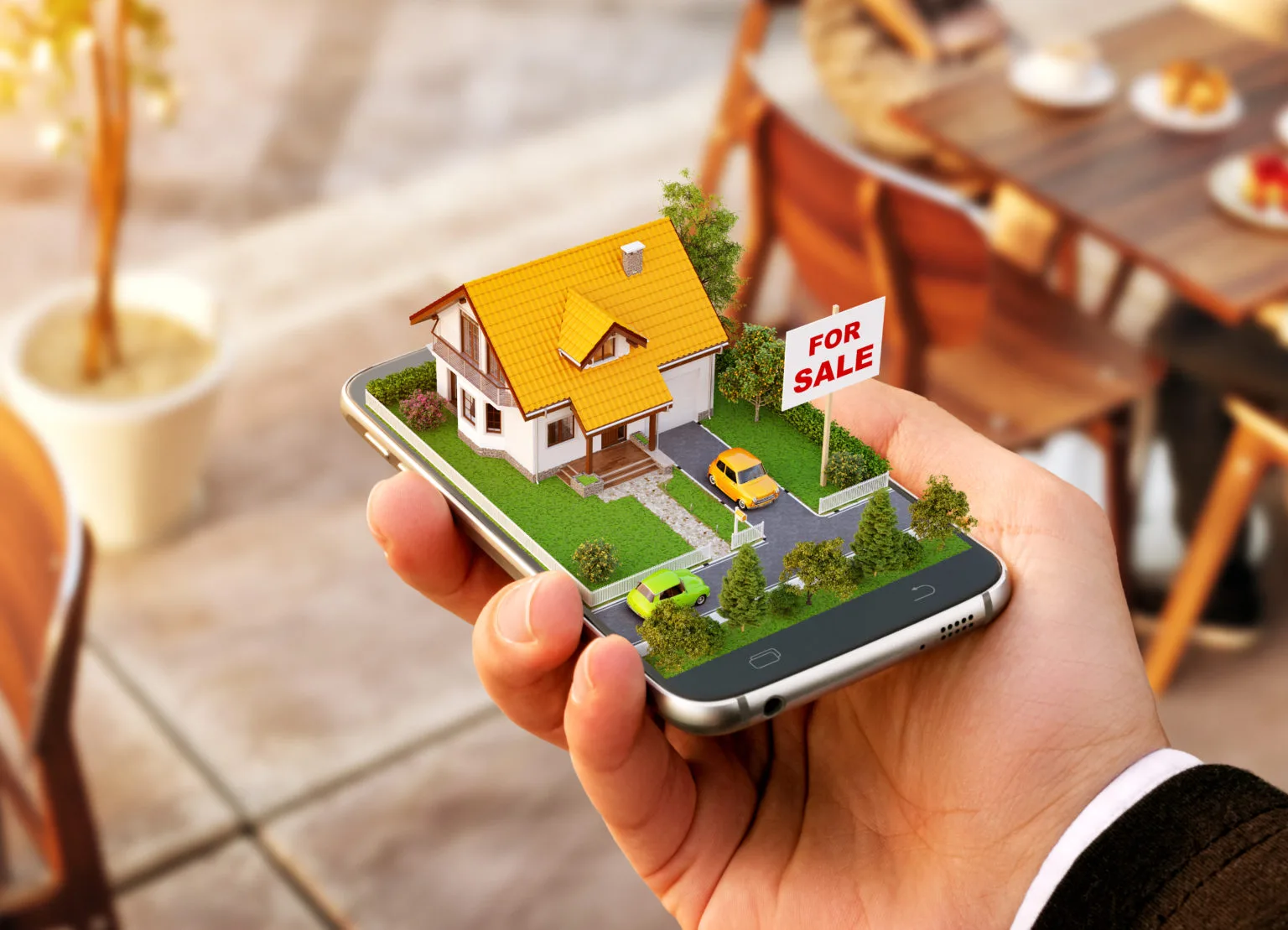 Trusted home inspectors in San Antonio by A.I.M. Real Estate Inspections concept showing hands holding small house.